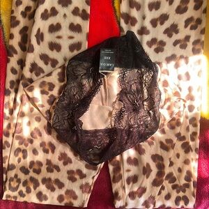 I.AM.GIA Leopard Print pants and Crop top